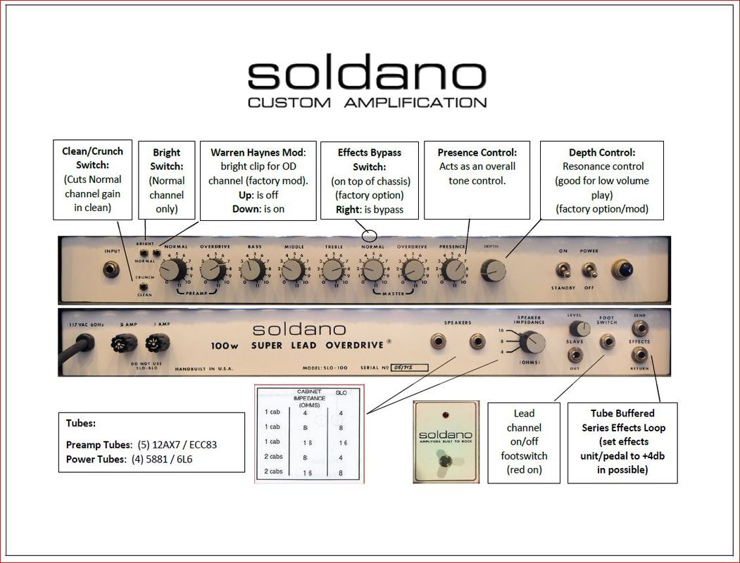 Soldano slo 100 схема